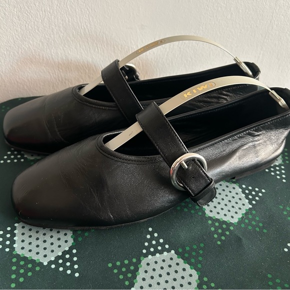 Maguire Aveiro Maryjane Ballerina Black Leather Shoes - Picture 3 of 16